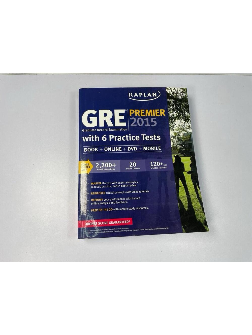 Kaplan GRE Premier 2015 w/ 6 Practice Tests Exam Prep Book